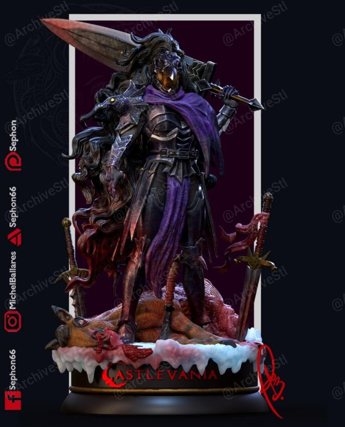 恶魔城 Castlevania Striga 3D打印图纸